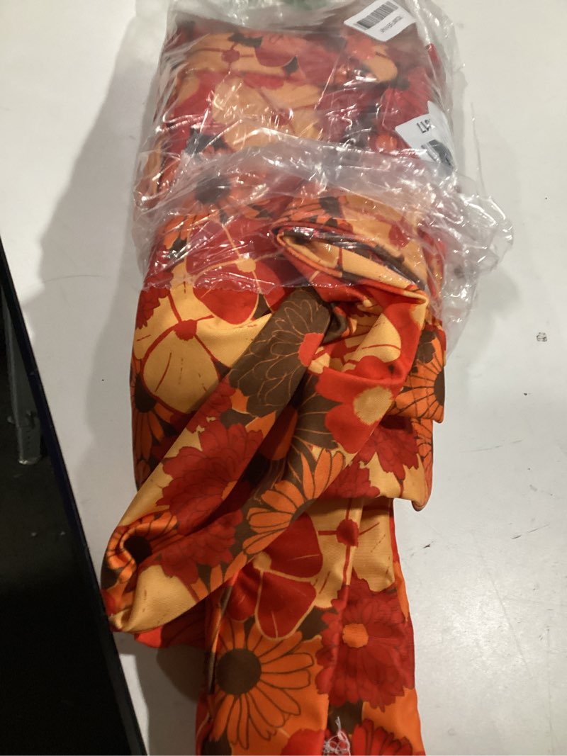 Condition photo showing Good Condition for leumoi 6 pcs 60s 70s disco outfit women hippie costume accessories flared pants headband earrings sunglass floral large
