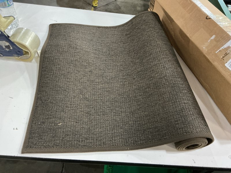 Condition photo showing Good Condition for lekeepgo door mat 24"x36", non slip door mat indoor entrance, rubber backing front indoor door mats washable absorbent low-profile entryway entry resist dirt inside door mats, brown 2' x 3' (rectangular) coffee