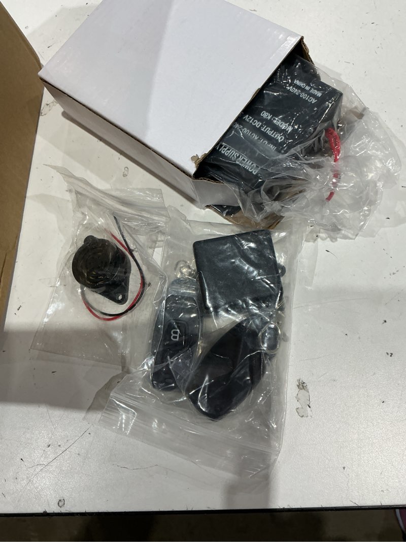 Condition photo showing Good Condition for upgraded access control electric strike door lock kit, fail-secure/fail-safe wireless door buzzer entry system for cylindrical mechanical locksets,with remote control, button, buzzer, power adapter electric strike door lock set