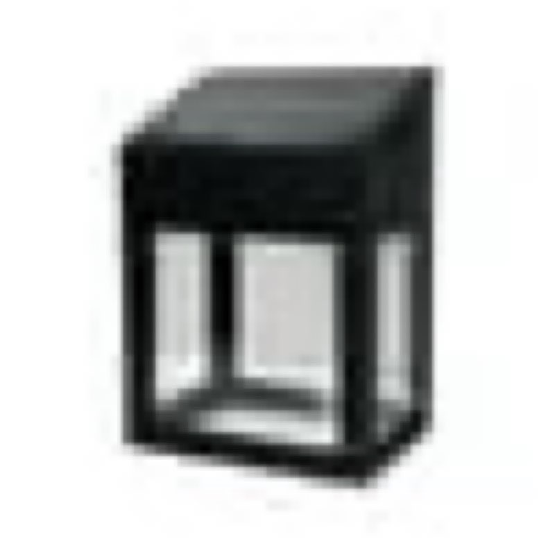 Better Homes & Gardens Nico Solar Powered Black LED Deck Step Light, 15 Lumens