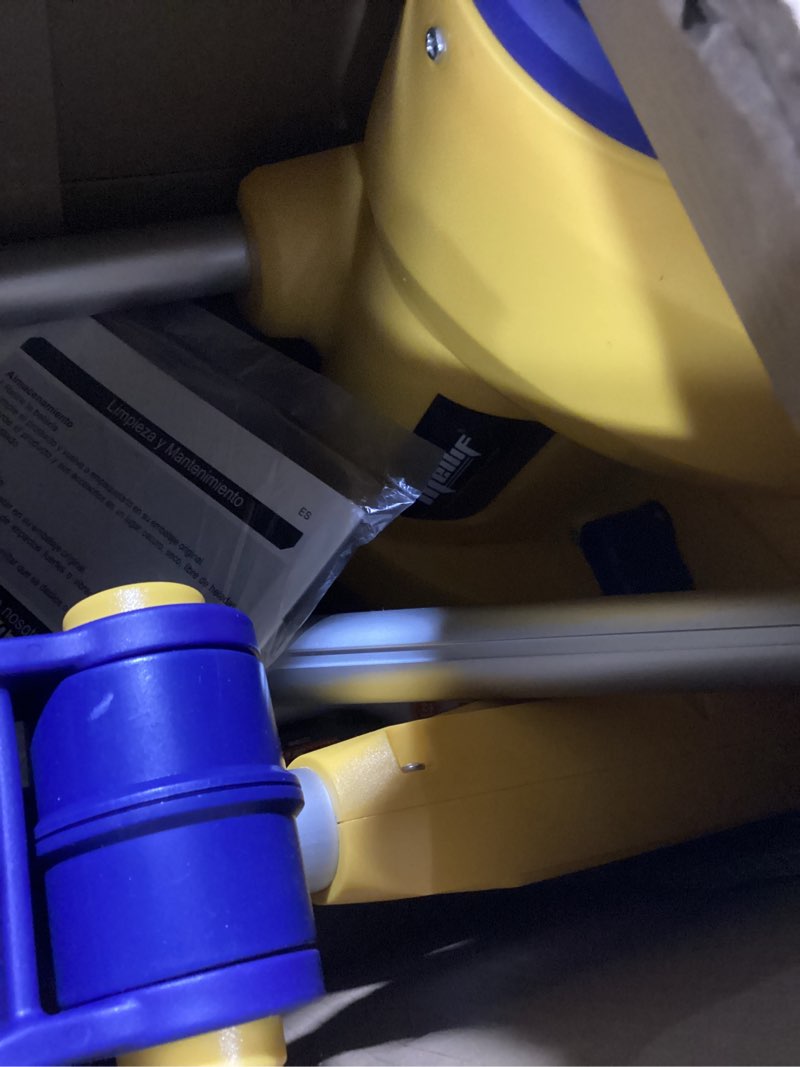 Condition photo showing Good Condition for Mellif Cordless Snow Shovel, 12-Inch Brushless Snow Blower Compatible with DeWalt 20V MAX Battery, Includes 4.0Ah Battery & Charger Kit, Lightweight with Adjustable Chute (Yellow & Blue)
