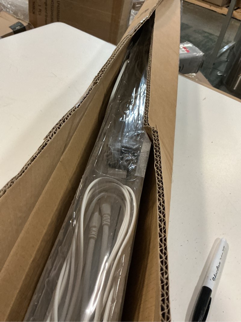 Condition photo showing Good Condition for barrina (6 pack led t5 integrated single fixture, 4ft, 2200lm, 6500k super bright white, 20w utility led shop light, ceiling and under cabinet light, corded electric with on/off switch, etl listed 6500k super birght light 4 feet