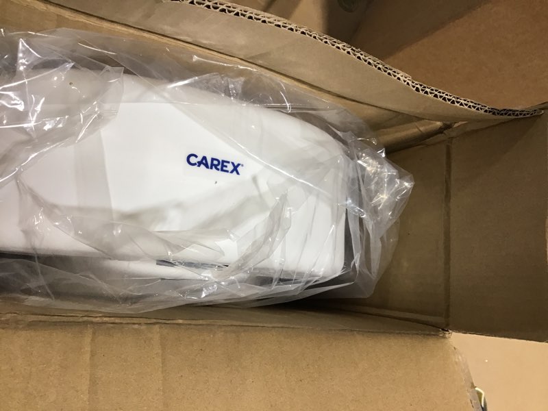 Condition photo showing New/Like New for Carex Toilet Seat Riser, Adds 5 Inches of Height, Elevated and Raised Toilet Seat with 300 lbs Capacity, Standard Riser for Elderly and Handicap, Universal, Slip-Resistant, White 5 Inch (Pack of 1) Toilet Seat Riser