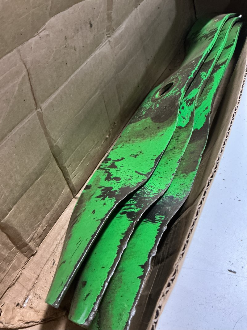 Condition photo showing As Is for youxmoto 5020843s 48" high lift mower blades for ferris is1500z 1520843 bobcat 03239 112111-01 gravely 00273000 04919100 exmark 103-2527 103-1577 103-2507 103-6518 48 inch deck lawn mower, 3 pack