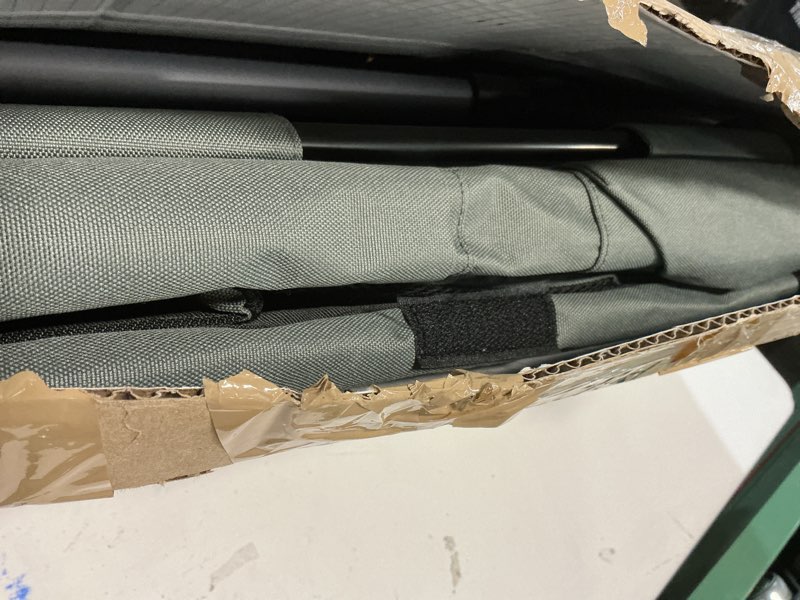 Condition photo showing Good Condition for Large Pet Carrier with Wheels, Foldable Rolling Dog Carrier with Big Pocket, Cat Rolling Bag 21"x13"x13" for 2 Cats &Dogs, for Travel, Outdoor, Vet Visits, Camping, Indoor. Gray. (Not for Airline)