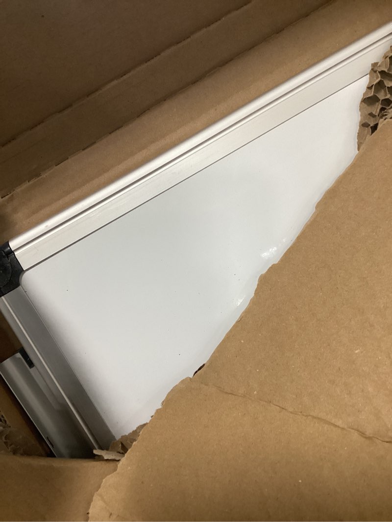 Condition photo showing Good Condition for Amazon Basics Magnetic Whiteboard/Dry Erase Board, 36 x 48-inch, Aluminum Frame, Silver/White