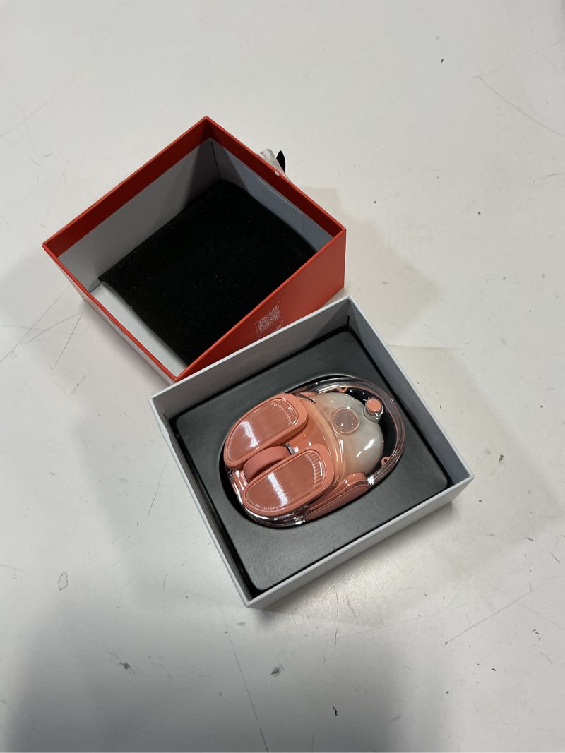 Condition photo showing Good Condition for EWEADN Q9 Wireless Clear Mouse Dual Mode Bluetooth & 2.4G USB Computer Mouse with RGB Lighting, Silent Clicks, Multi-Device Compatibility for Laptop, PC, MacBook, iPad Cute Mouse-Pink