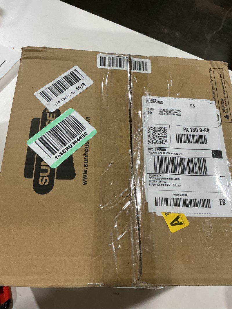 Condition photo showing As Is for SUNHOUSE 2-Tier Stainless Steel Steamer Pot with Lid - Larger 5.5 QT Steamer & 3.8 QT Stockpot Base 