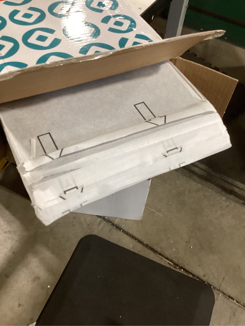 Condition photo showing Good Condition for mulgreat peel and stick floor tile, 54 sq.ft 36 pieces 36"x6" long vinyl flooring, 1.5mm thick waterproof heavy duty wood floorings for bedroom laundry kitchen, hickory 36"x6"x0.06" hickory wood 36