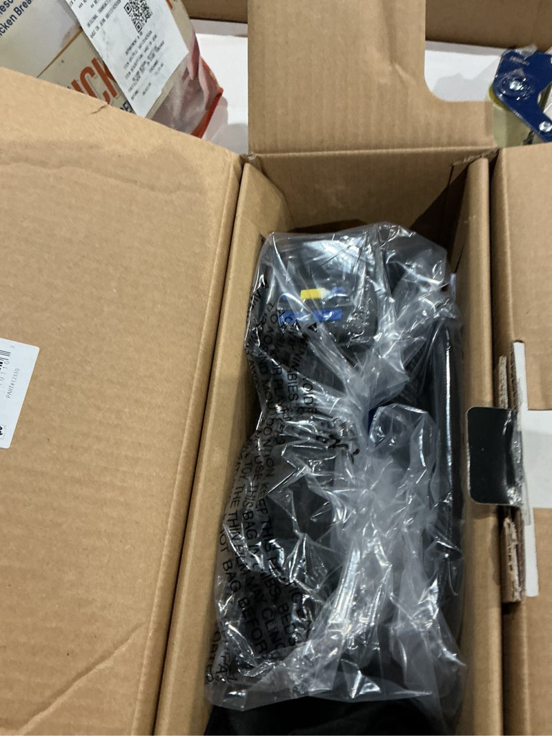 Condition photo showing As Is for michelin 12 volt 4x4 direct drive tire inflator with led light and storage bag