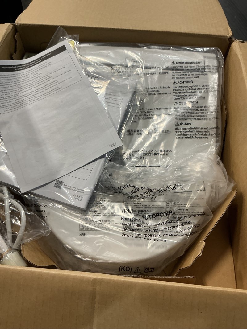 Condition photo showing Good Condition for TOTO® WASHLET® KC2 Electronic Bidet Toilet Seat with Heated Seat and SoftClose Lid, Round, Cotton White - SW3023#01 Cotton White KC2 Round Classic Lid