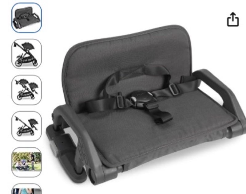 joovy new qool bench seat, jet