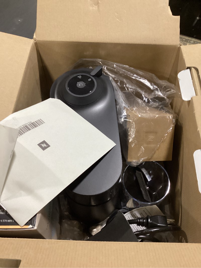 nespresso vertuo pop+ cold value added bundle with iced coffee tumbler by de'longhi, liquorice black