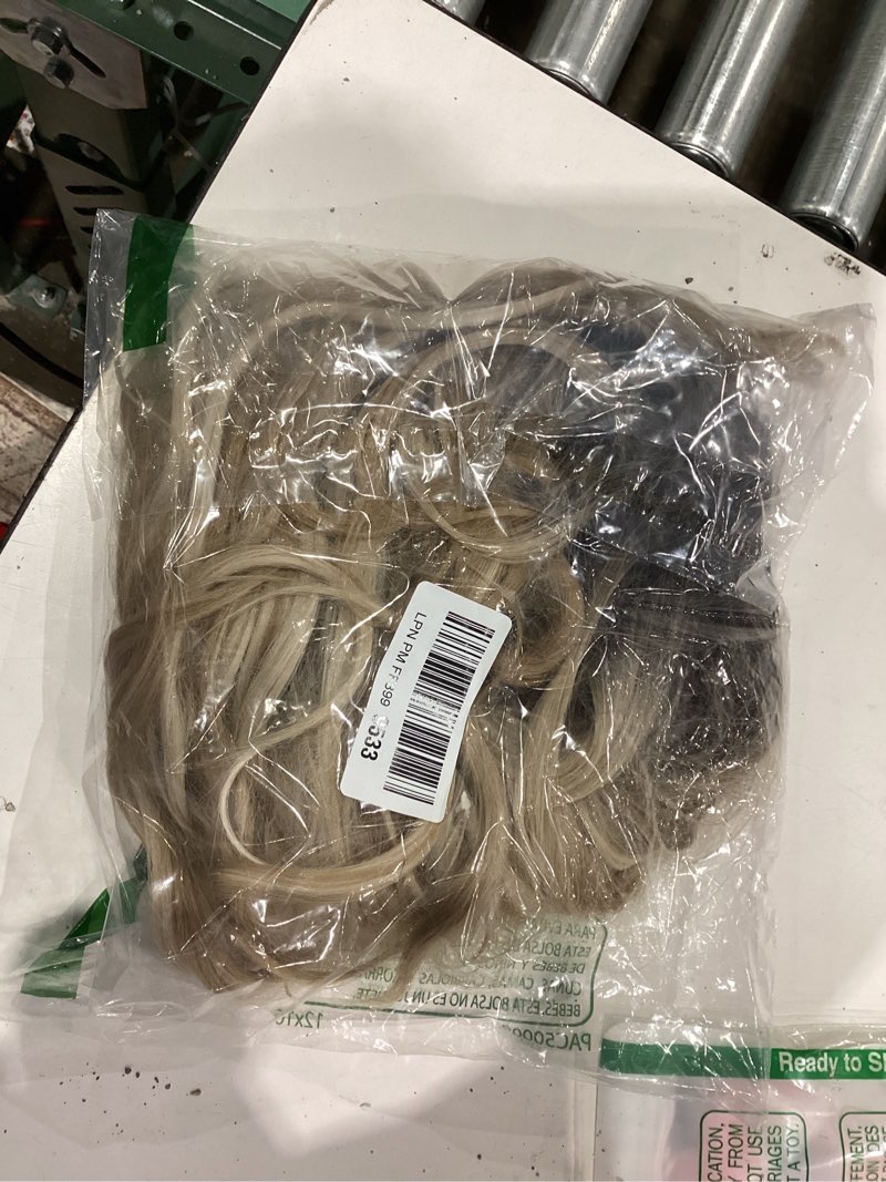 Condition photo showing Good Condition for Blonde Brown Synthetic Curly Wigs for Women Long Glueless Hairline Side Part Wig for Daily Life Use 4/613 28 Inch