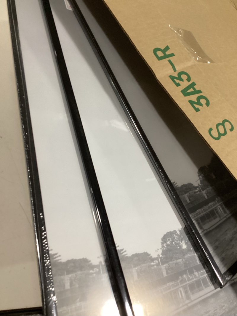 Condition photo showing Good Condition for upsimples 18x24 Picture Frame Black 3 Pack, Scratch-Proof Poster Frames 18 x 24 for Photo Gallery - Slide-In Strips, Horizontal or Vertical Wall Mounting Black 18x24
