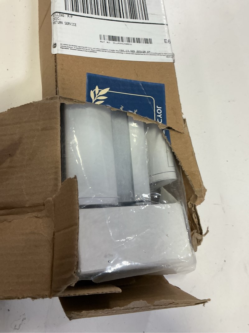 Condition photo showing Good Condition for Joydeco No Tools No Drill Window Blinds for Indoor Windows, Blackout Shades Cellular Shades Cordless, No Drill Blinds for Windows, Window Shades for Home, Bedrooms, Doors (White, 16\" W x 36\" H) White - No Drill Design 16\"W x 36\"H