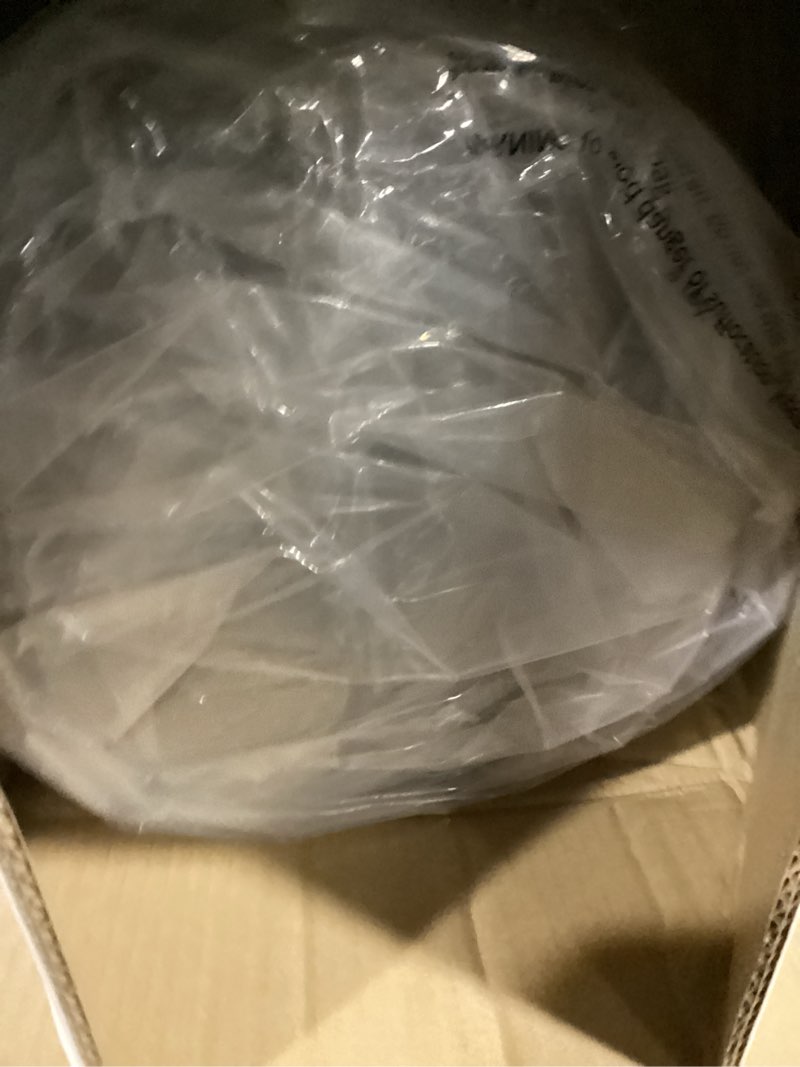 Condition photo showing As Is for Lucid 2 Inch Bamboo Charcoal Infused Memory Foam Mattress Topper - Queen Size – Moisture and Odor Control - Ventilated - Plush Feel, Pressure-Relieving Bed Topper – CertiPur Certified Queen 2 Inch Topper Only