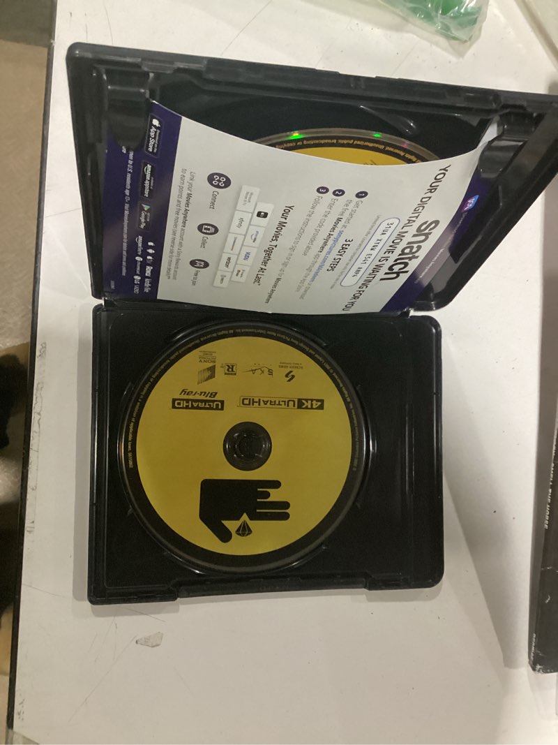 Condition photo showing Good Condition for snatch - 4k + blu-ray + digital