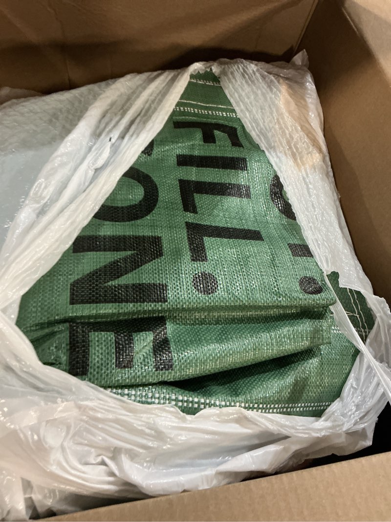 Condition photo showing Good Condition for bagster 3cuyd dumpster in a bag holds up to 3,300 lb, green