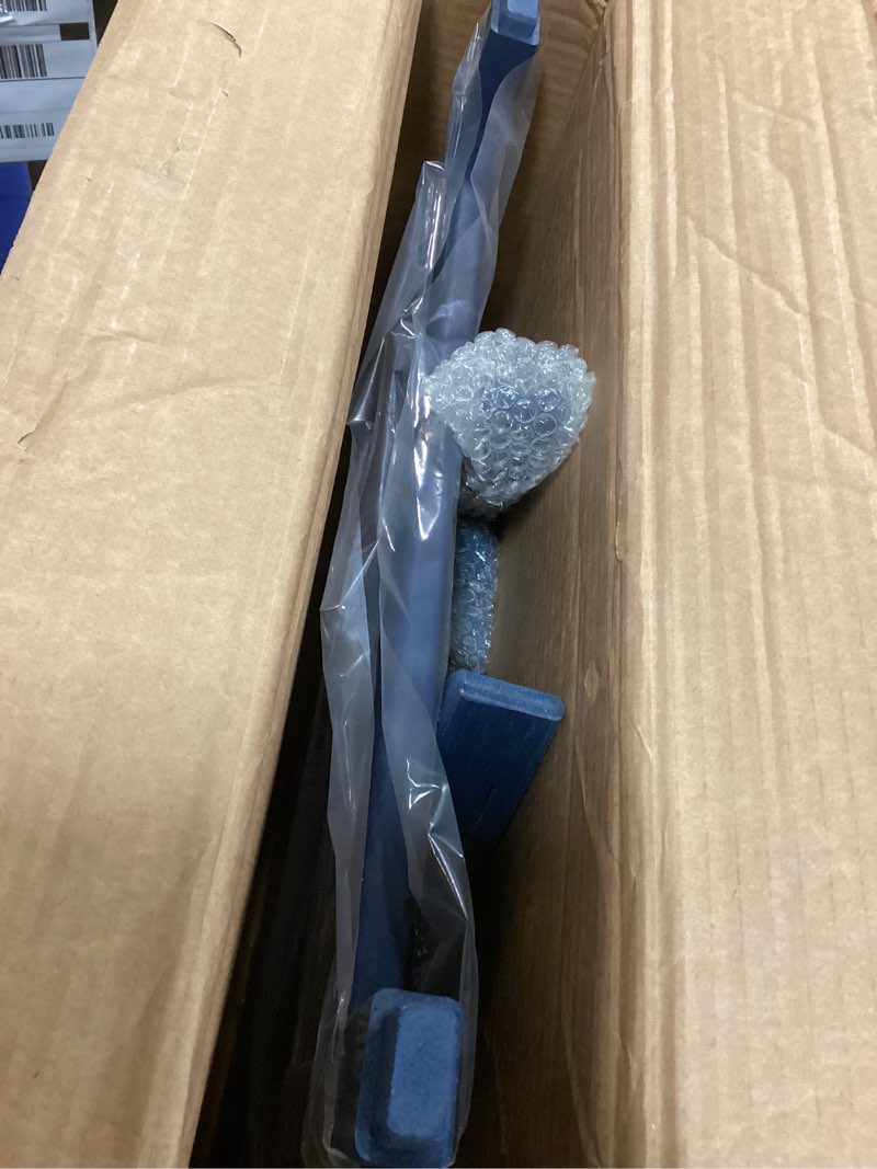 Condition photo showing item condition for SERWALL Oversized Rocking Chair, Outdoor Rocking Chair for Adults, All Weather Resistant Porch Rocker for Lawn Garden, Blue 1 pack Blue