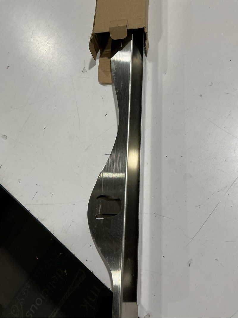 Condition photo showing Good Condition for Tonhui Stainless Steel Stove Gap Covers, Kitchen Stove Counter Gap Filler, Stove Guard Counter Gap Cover Length 25.4" Heat Resistant for Years of Use - 2 PCS (Left and Right) Silvery 25.4"