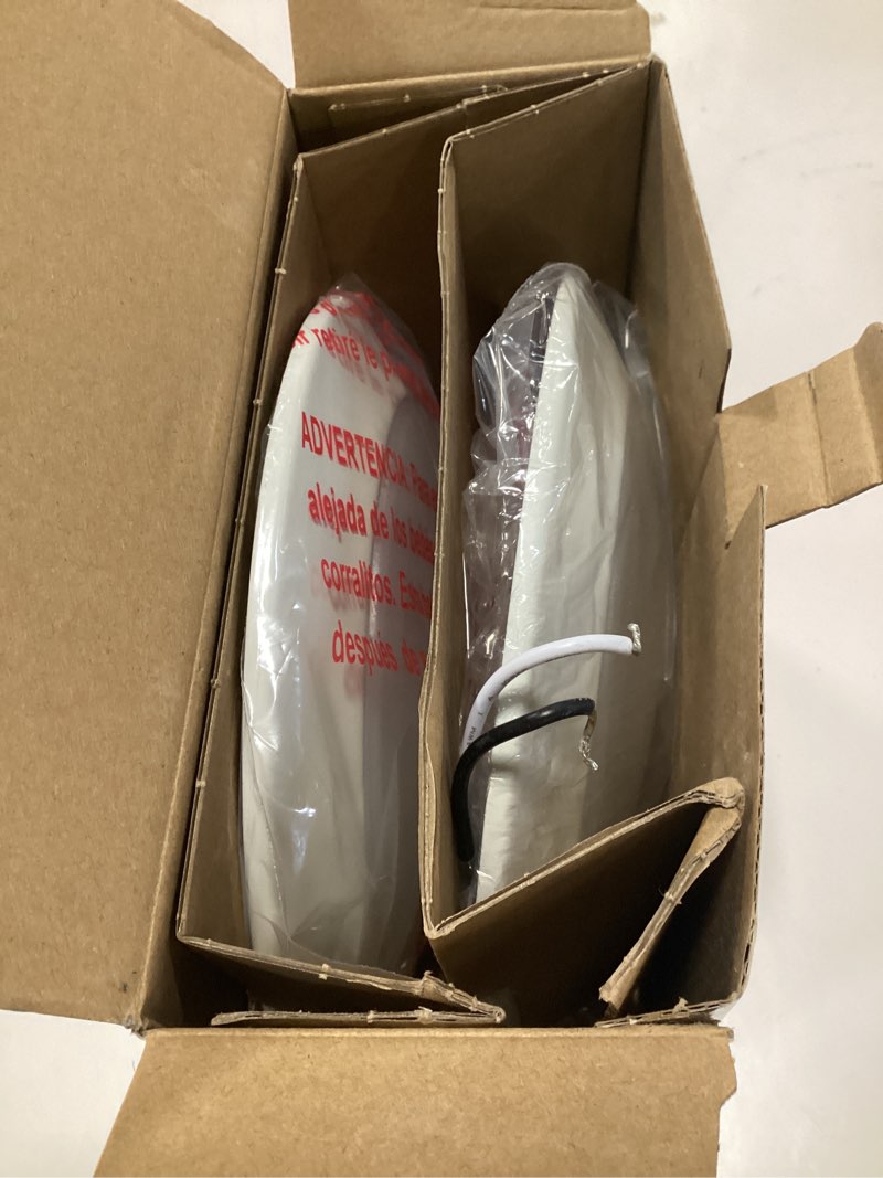 Condition photo showing Good Condition for 2-Pack 7.4-in W White LED Flush Mount Light