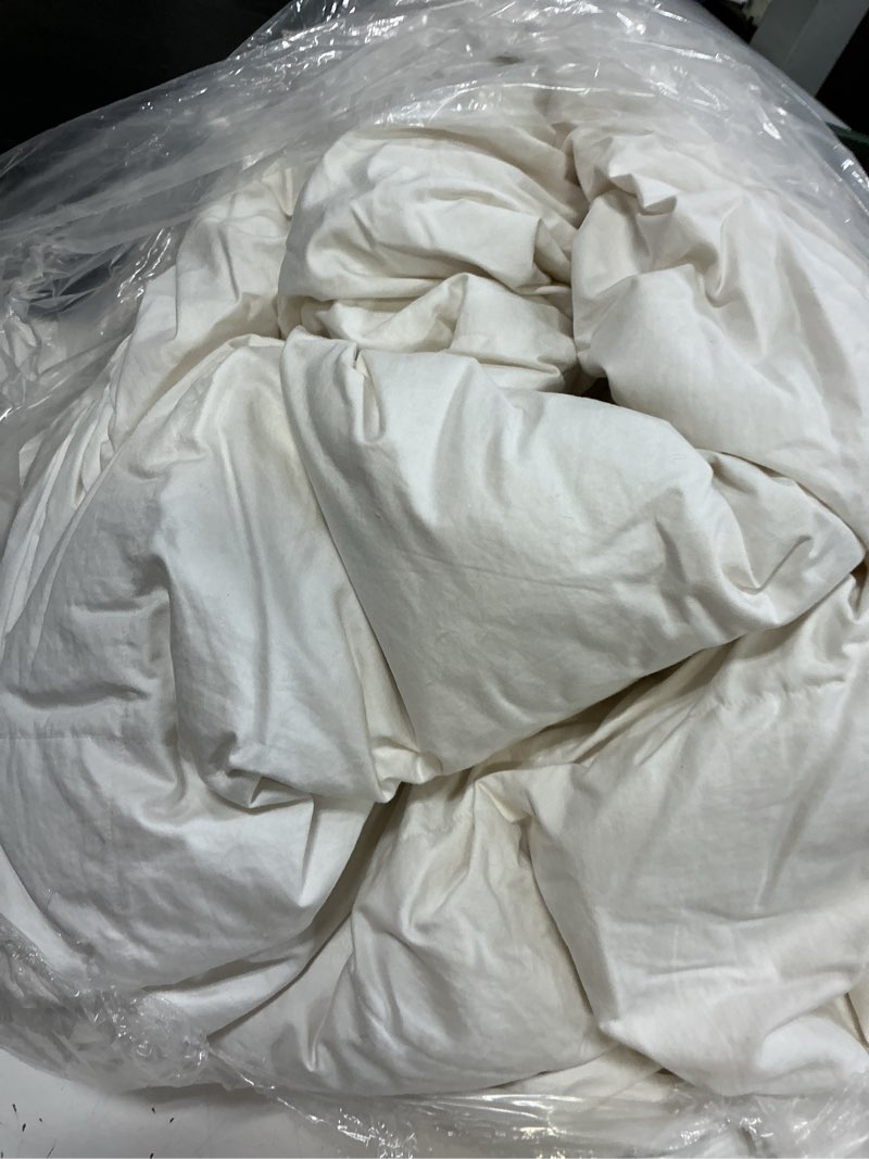 Condition photo showing Good Condition for ultra warm luxe goose down comforter, king/cal king, white