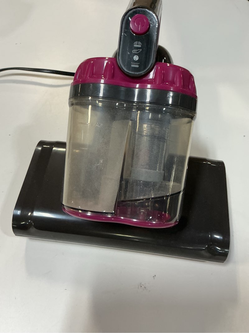 Condition photo showing As Is for Mattress Vacuum Cleaner, 17Kpa 650W Bed Vacuum Cleaner, 273nm UV-C Light & Ultrasonic 145°F Heating, 80000 RPM/Min Brushroll Rotation, Wide Suction Port for Pillows Cribs Sofa, Black Corded