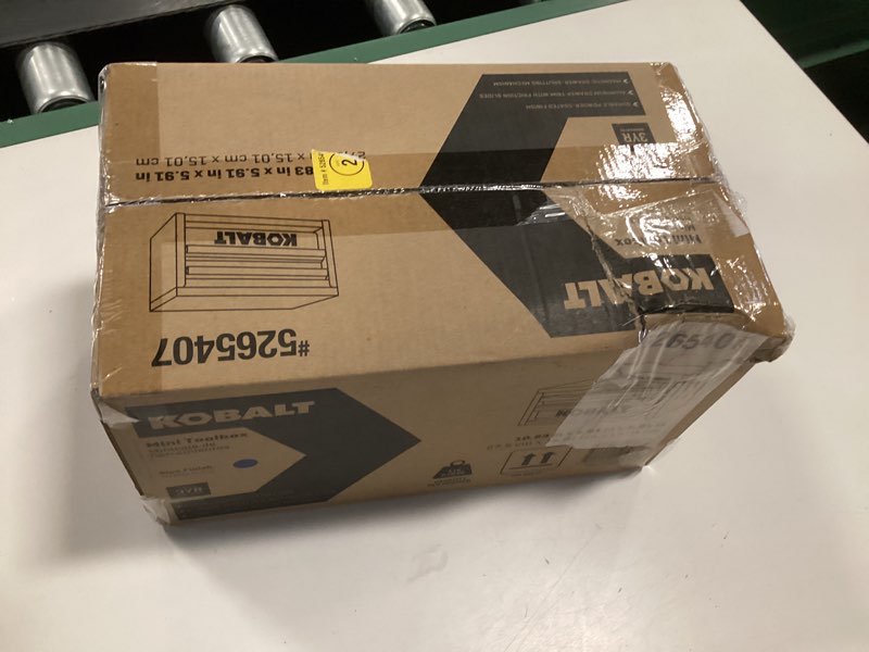 Condition photo showing New/Like New for Kobalt Mini 2-Drawer Black Steel Tool Box