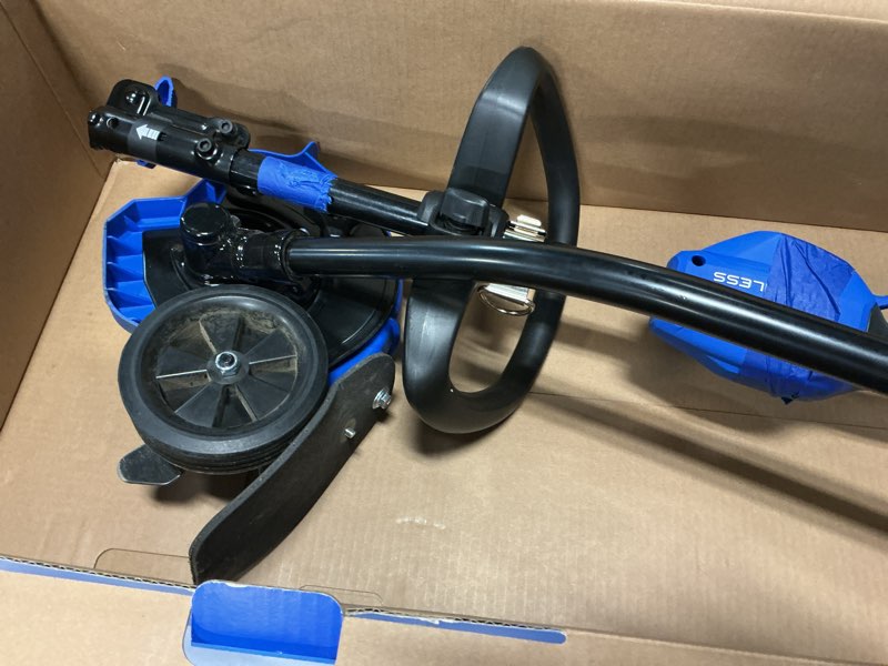 Condition photo showing As Is for kobalt 40-volt 40-volt 9-in handheld battery lawn edger (battery not included)