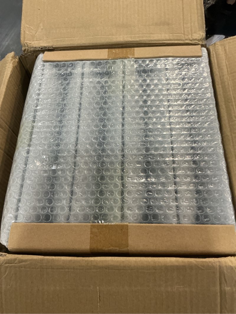 Condition photo showing New/Like New for 3D Anti-Collision Wall Padding for Kids, Grey Peel and Stick headboard Panels, Self-Adhesive Headboard Panels for Wall, Bedroom/Living Room Upholstered Wall Panel(9 Pack -11.8" x 11.8") 11.8 IN (W) x 11.8 IN (L)-9 Pack Gray