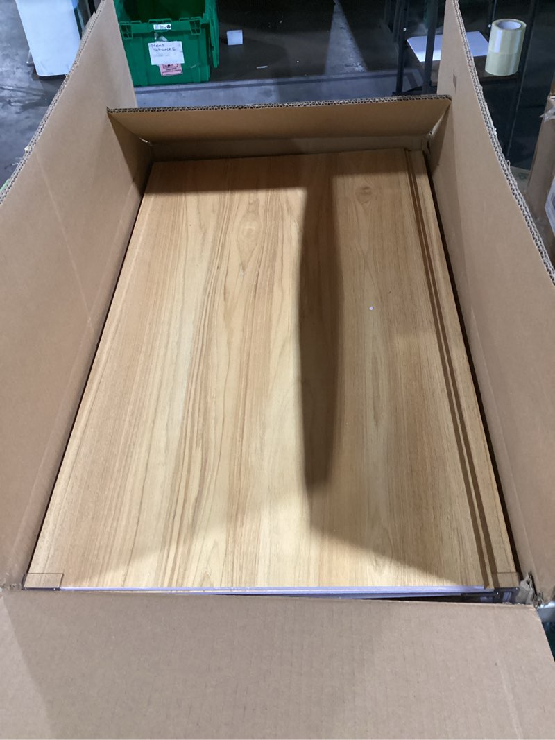 Condition photo showing As Is for hoolerry 5 pcs wire shelf covers foamed pvc wire rack covers for removable closet (not wood) pantry shelves for cabinet bathroom kitchen shelving decoration(wood color,29x16 inch) 29x16 inch wood color