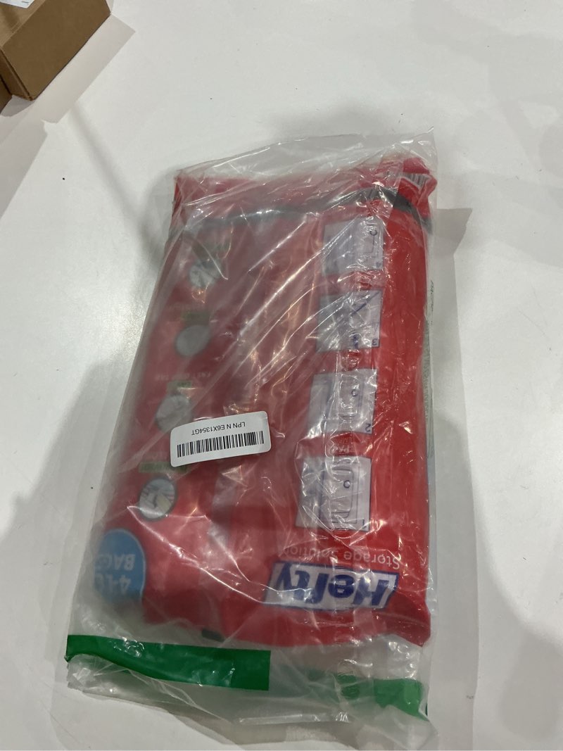 Condition photo showing New/Like New for hefty shrink-pak - 4 large vacuum storage bags for clothes, pillows, towels, or blankets - space saver vacuum sealer bags ideal under bed storage solutions 4 large / clothing