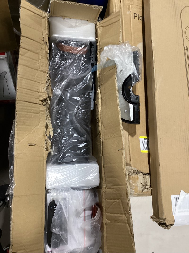 Condition photo showing New/Like New for Patio Heater for Outdoor Use, Infrared Electric Outdoor Heater, 1500W Instant Heating, 60-Degree Oscillation, 9 Heat Levels, 9H Timer, Remote, for Garage, Backyard, Large Room, Indoor, 32.2”, Jet Jet 32.2"