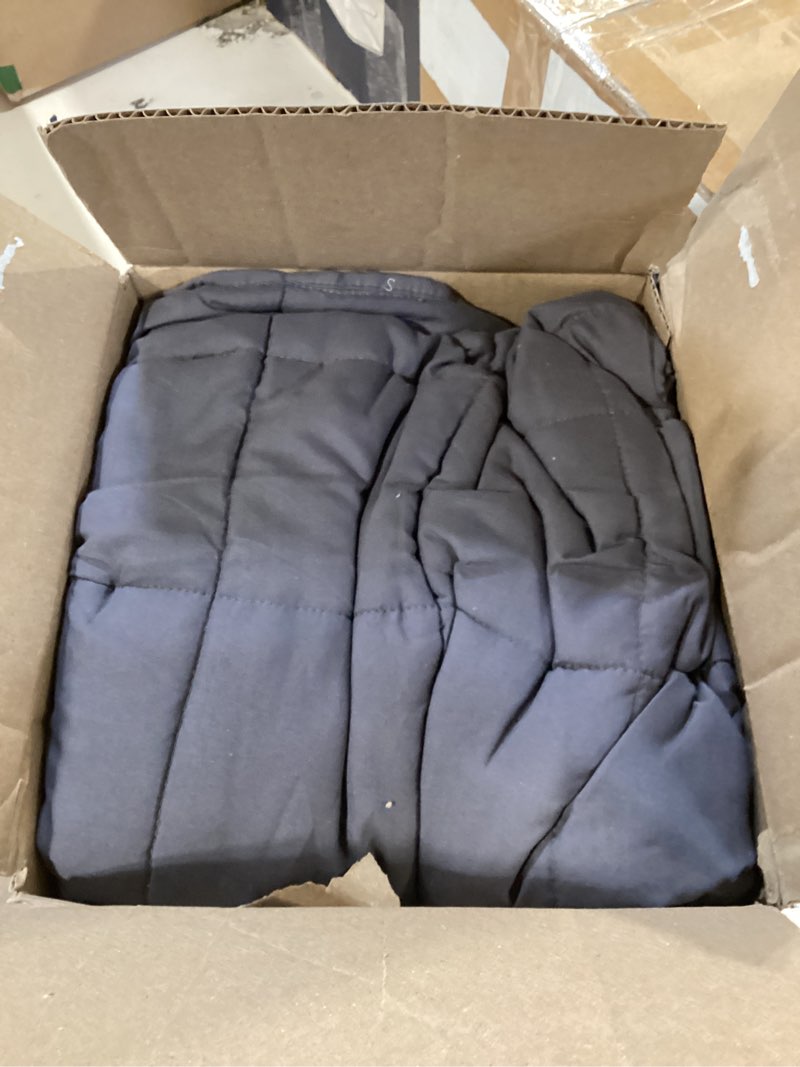 Condition photo showing Good Condition for 25 lbs weighted blanket queen size for adults (60”x 80”, grey) cooling heavy blanket for sleeping perfect for 240-260 lbs, winter thick breathable blanket with premium glass bead, machine washable grey 60x80-25 lbs