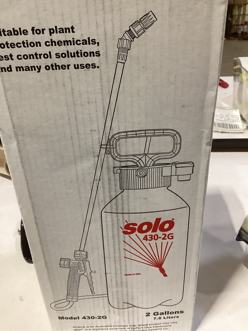 Condition photo showing New/Like New for Solo 430-2G 2-Gallon Farm and Garden Sprayer with Nozzle Tips for Multiple Spraying Needs