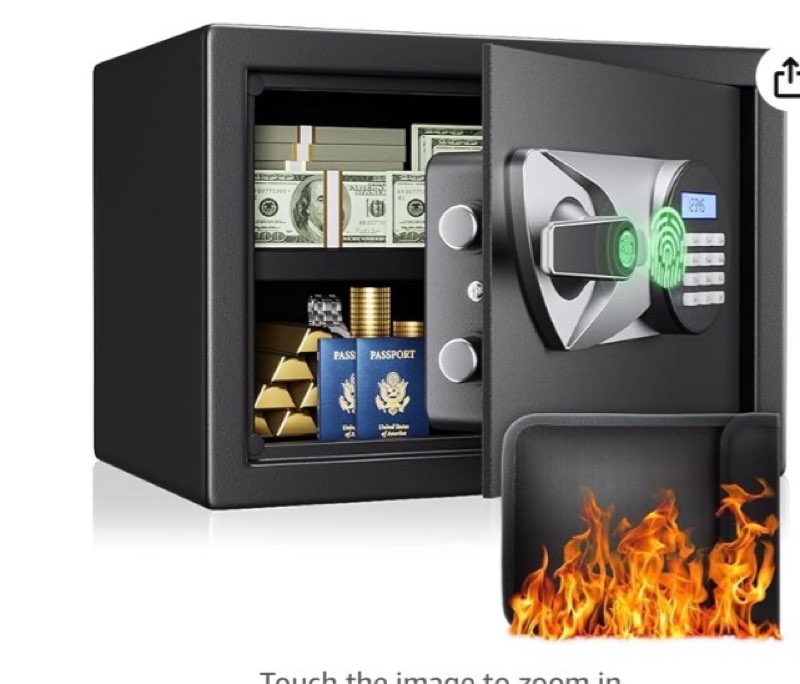 Safes Amazon Prime Logo Enjoy fast, free delivery, exclusive deals, and award-winning movies & TV shows. Join Prime $75.99 FREE delivery Tuesday, December 23. Order within 30 mins Arrives 2 days before Christmas Delivering to Florence 41042 - Update location In Stock Quantity: Quantity:1   Add to Cart   Buy Now Shipper / Seller Amazon.com Returns FREE refund/replacement until Jan 31, 2026 Support Product support included See more Add a gift receipt for easy returns Add to List Other sellers on Amazon New & Used (3) from $72.11   & FREE Shipping.  BlackSmith Home Biometric Safe 1.0 Cub - Fingerprint Recognition Box With Keys, Keypad Lock, LCD Display, Dual Alarm System - Wall Mount Cabinet for Jewelry and Valuables, Black Touch the image to zoom in                  4+    BlackSmith Home Biometric Safe 1.0 Cub - Fingerprint Recognition Box With Keys, Keypad Lock, LCD Display, Dual Alarm System - Wall Mount Cabinet for Jewelry and Valuables, Black