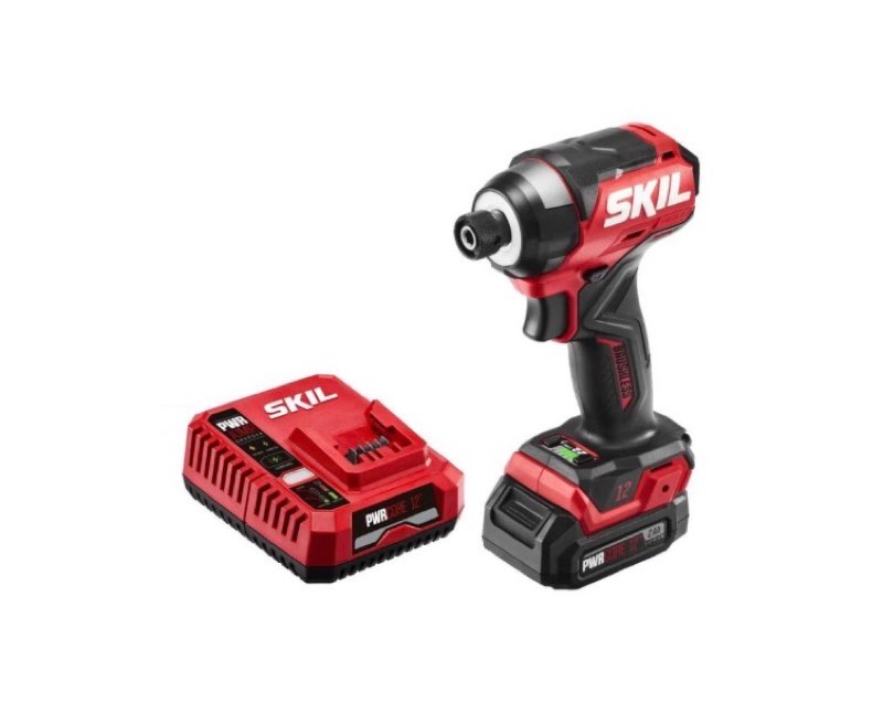 SKIL PWR CORE 12 Brushless 12V 1/4 in Hex Impact Driver Kit