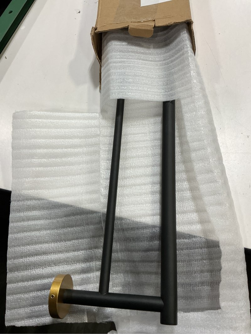 Condition photo showing Good Condition for Miyili 30-Inch Bathroom Double Towel Bar SUS 304 Stainless Steel Bath Towel Rack Holder Wall Mount Black & Gold, A01BG75B 30-Inch Black & Gold