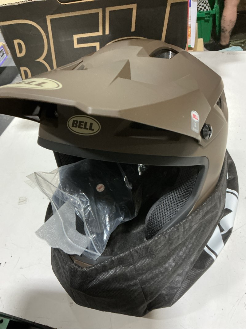 Condition photo showing Good Condition for bell sanction 2 adult full face mountain, bmx, and park bike helmet matte dark brown x-large