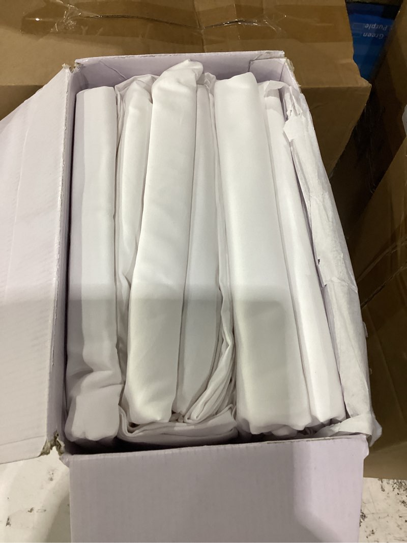 Condition photo showing Good Condition for california design den pack of 2 percale sheets king size set - 100% organic cotton, deep pocket king sheets sets, crisp, breathable and lightweight bedding - white