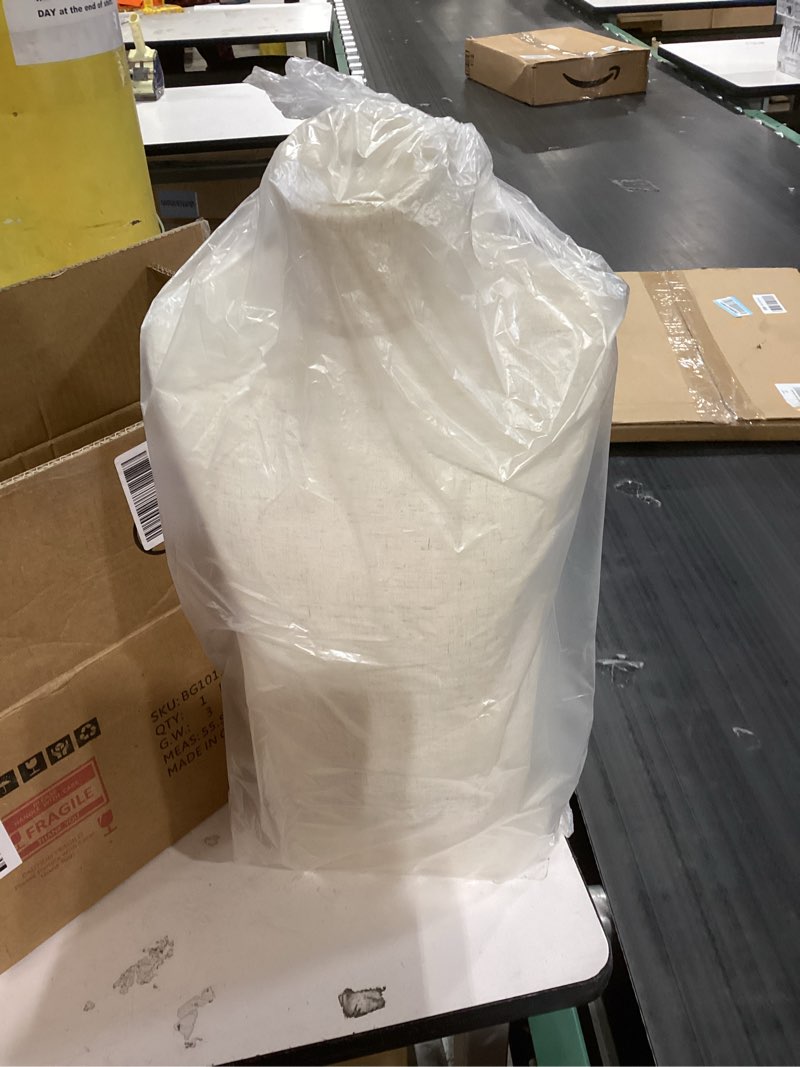 Condition photo showing Good Condition for male dress form, male mannequin troso body with wooden stand, adjustable height clothing manikin for display and sewing