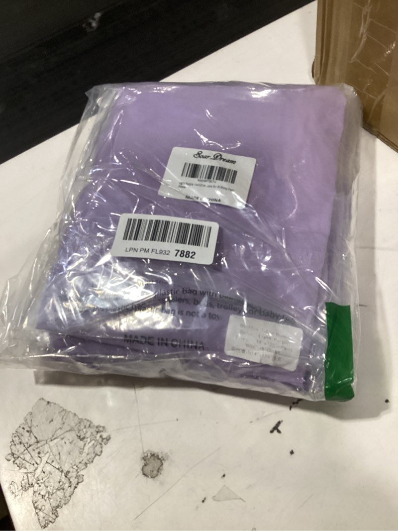 Condition photo showing New/Like New for 10ft light purple chiffon table runners pack of 10 wedding gauze table swags bridal shower party sheer cake table fabric for spring reception tables 10packs 14x120 inches light purple