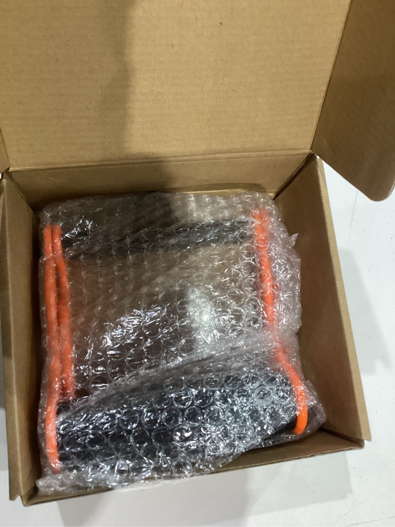 Condition photo showing Good Condition for v bar t-bar row landmine handle attachment for barbell bars, solid mine double d row handle grips with non-slip rubber grips, t-row attachment for olympic strength training bars orange