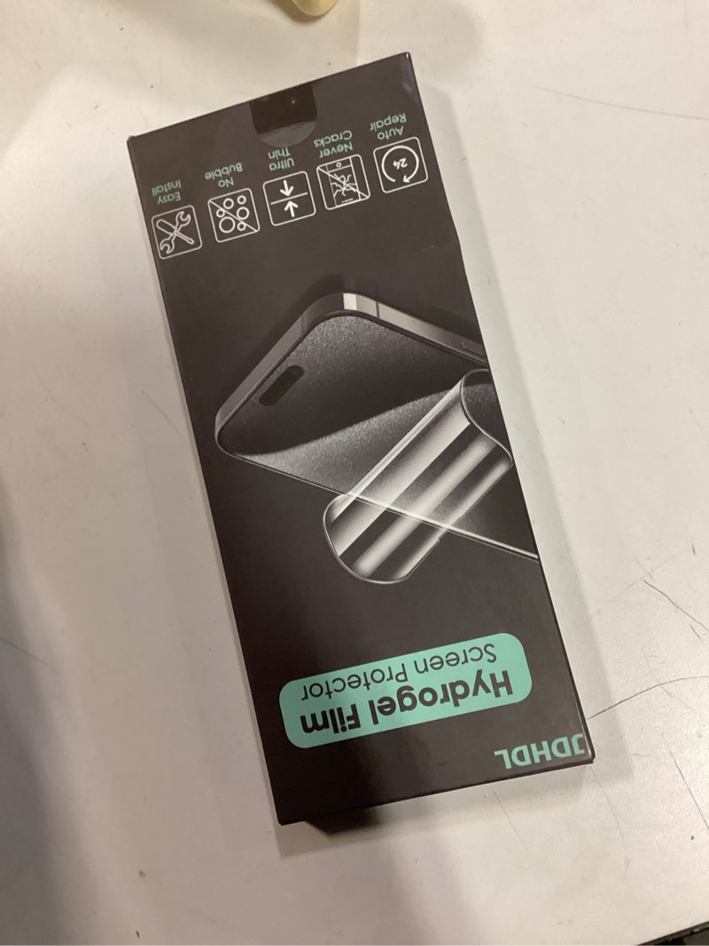 Condition photo showing New/Like New for Screen Protector [3 Pack Soft Hydrogel Film for iPhone 15 Pro/15, Upgraded Non-breakable Flexible TPU] iPhone 15 Pro/15 (6.1")