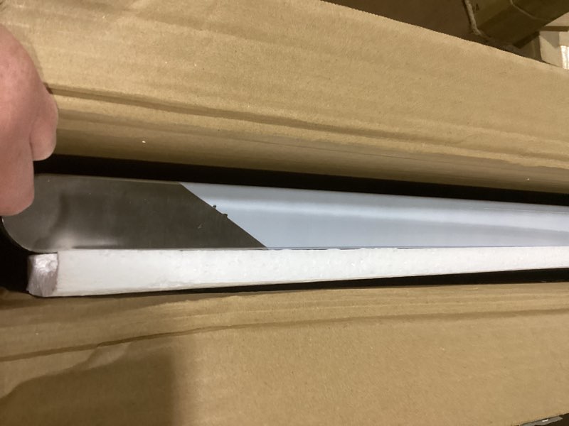 Condition photo showing Good Condition for stainless steel table for prep & work, 24x48 inches, metal commercial heavy duty table with adjustable under shelf for restaurant, home and hotel 24x48in