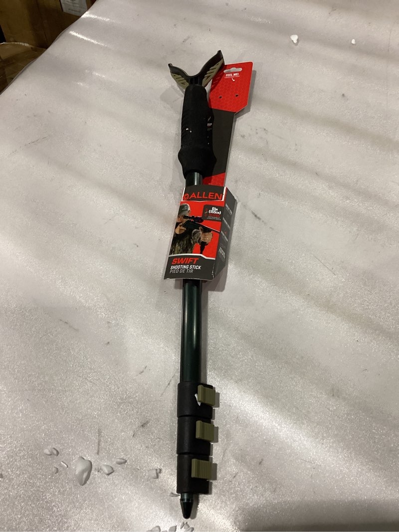 Condition photo showing Good Condition for Allen Company Monopod Shooting Stick and Gun Rest - Versatile Hunting Accessories with Adjustable Height - Aluminium,Black