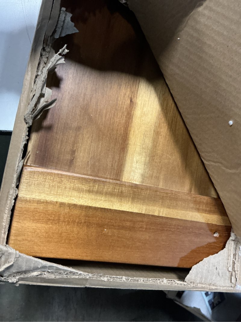 Condition photo showing Good Condition for bluewest noodle board stove cover, acacia wood stove top board for gas burners and electric stove, extra thick wooden rv stovetop/sink cover - tray for kitchen counter space warm acacia