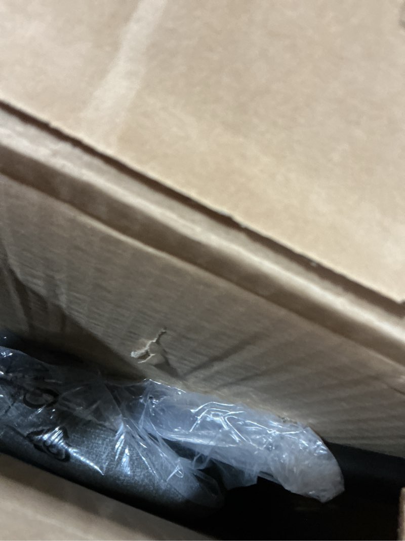 Condition photo showing As Is for Bartnelli by Rorets Classic Ironing Board with New Patent EZ-Glide Technology, Made in Europe, Premium Iron Board with Iron Rest, 4 Layer Cover, 13x43 Surface, Height Adjustable to 36", 4 Steel Legs Black/Black Classic