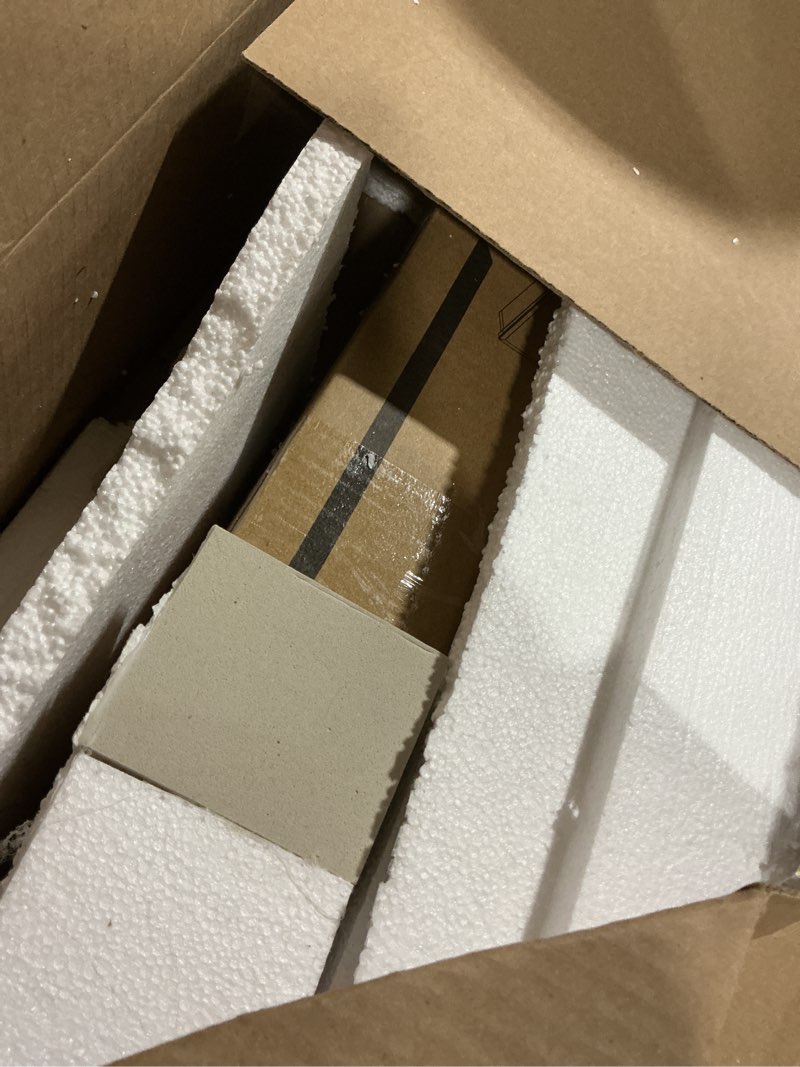 Condition photo showing As Is for TETOTE 14 x 18 Medicine Cabinet with Tempered Beveled Mirror White Bathroom Mirror with Storage Aluminum Cabinet DTC Hinges, Stepless Adjustable Shelves, Recessed/Surface-Mounted 18"L x 14"W White